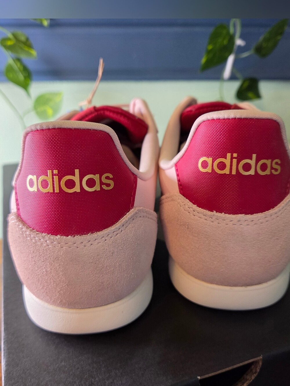 adidas Barreda Lo Shoes Womens 8.5 Sandy Pink Red Retro Y2K Terrace NIB - Picture 4 of 8